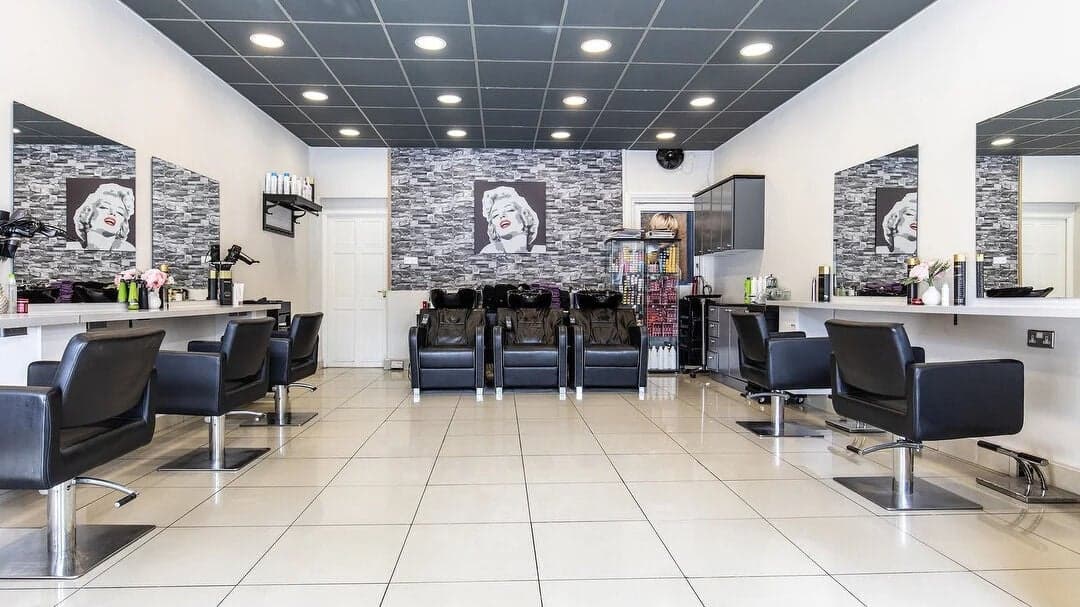 Inside Riva Hairdressing, South Croydon